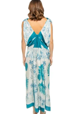 Verandah Sundresses-Draped Maxi Dress