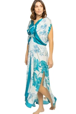 Verandah Sundresses-Draped Maxi Dress