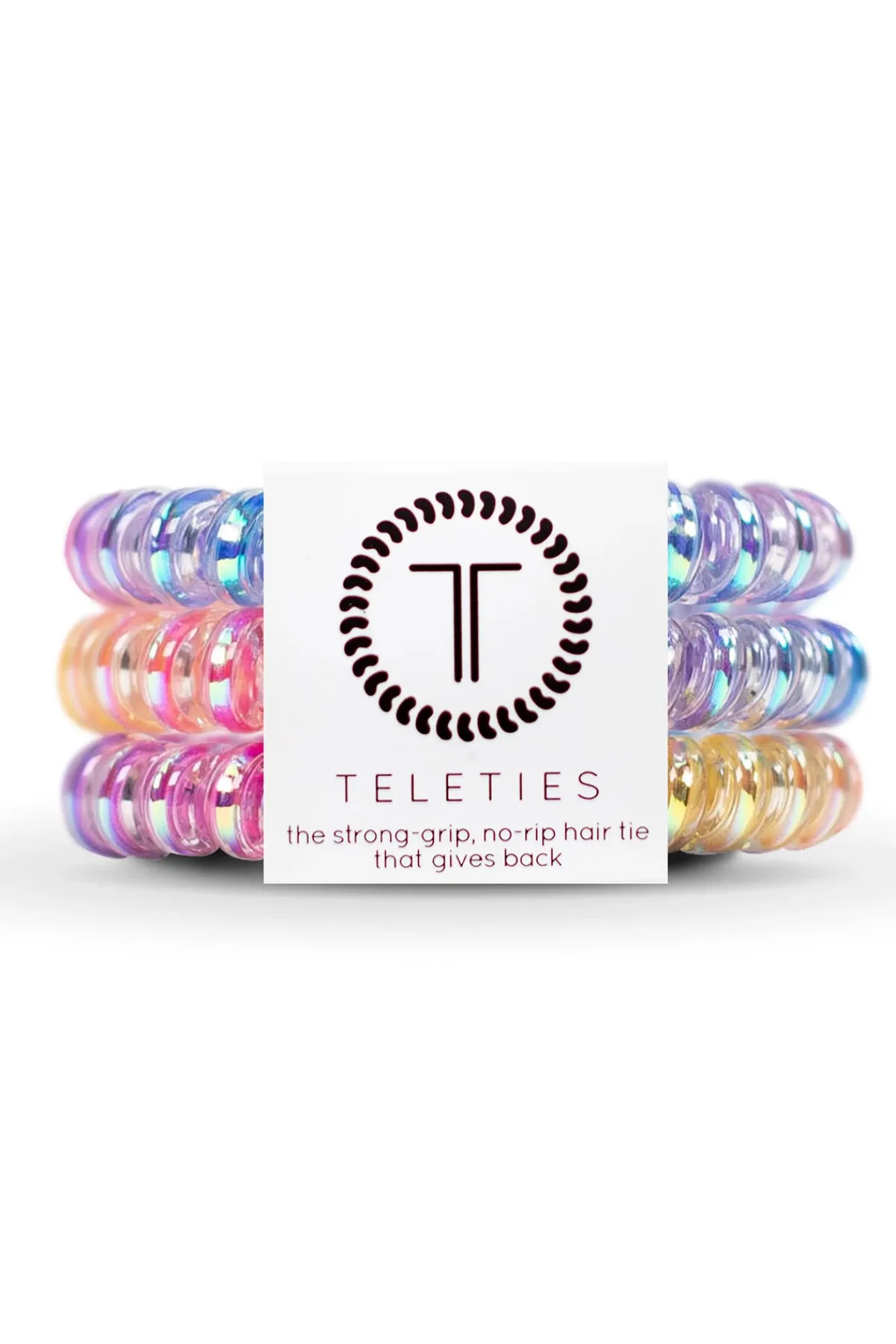 Teleties Hair Accessories-Eat Glitter For Breakfast 3-Pack Hair Ties