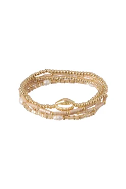 Cara Couture Jewelry-Elastic Bracelet Set