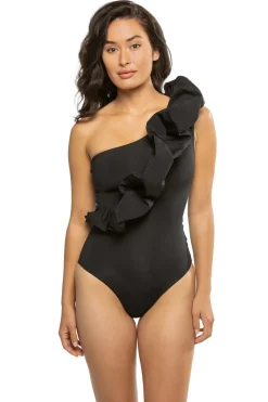 Maygel Coronel Asymmetrical|One Pieces-Elena Asymmetrical One Piece Swimsuit