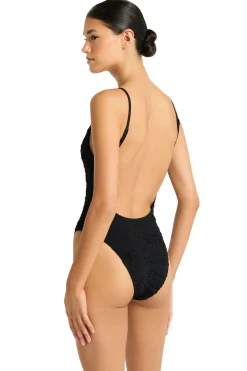Bond-Eye High Leg|Plunge-Elena Ring One Piece Swimsuit