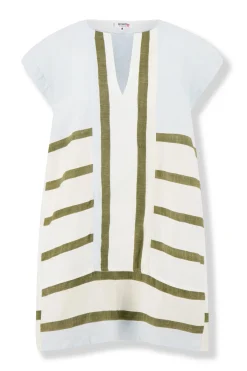 Lemlem Caftans|Tunics-Elina Short Caftan