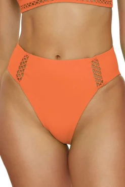 Becca by Rebecca Virtue High Leg|High Waist-Elise High Waist Bikini Bottom