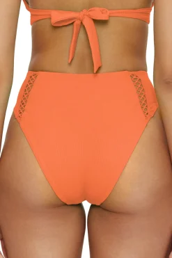 Becca by Rebecca Virtue High Leg|High Waist-Elise High Waist Bikini Bottom