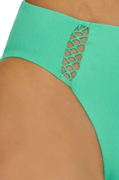 Becca by Rebecca Virtue High Leg|High Waist-Elise High Waist Bikini Bottom
