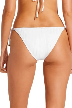 Vitamin A High Leg|Tie Side-Elle Tie Side Hipster Bikini Bottom