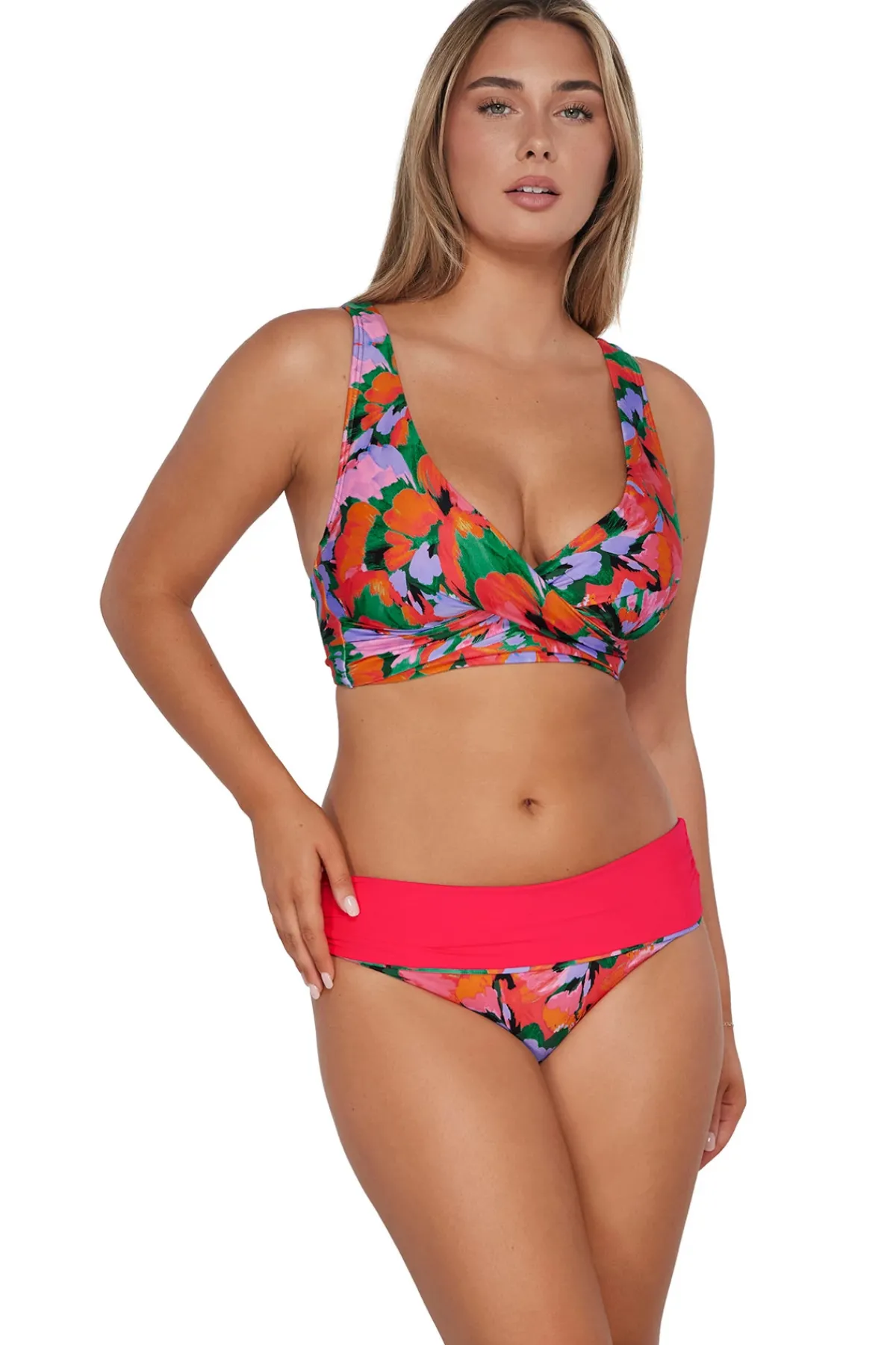 Sunsets Bralette|Bikinis-Elsie Underwire Bikini Top (D+ Cup)