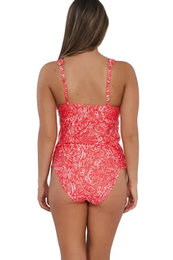 Sunsets Tank|Tankinis-Elsie Underwire Tankini Top (E-H Cup)