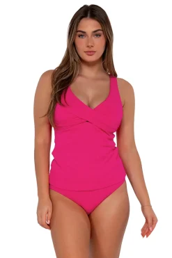 Sunsets Tank|Tankinis-Elsie Underwire Tankini Top (E-H Cup)
