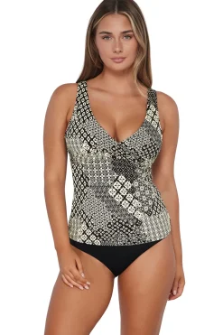 Sunsets Tank|Tankinis-Elsie Underwire Tankini Top (E-H Cup)