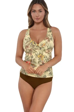 Sunsets Tank|Tankinis-Elsie Underwire Tankini Top (D+ Cup)