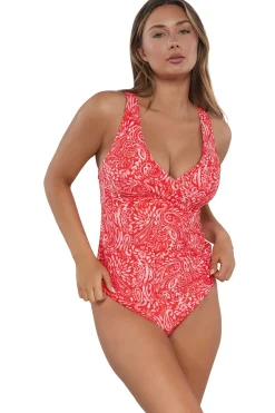 Sunsets Tank|Tankinis-Elsie Underwire Tankini Top (D+ Cup)