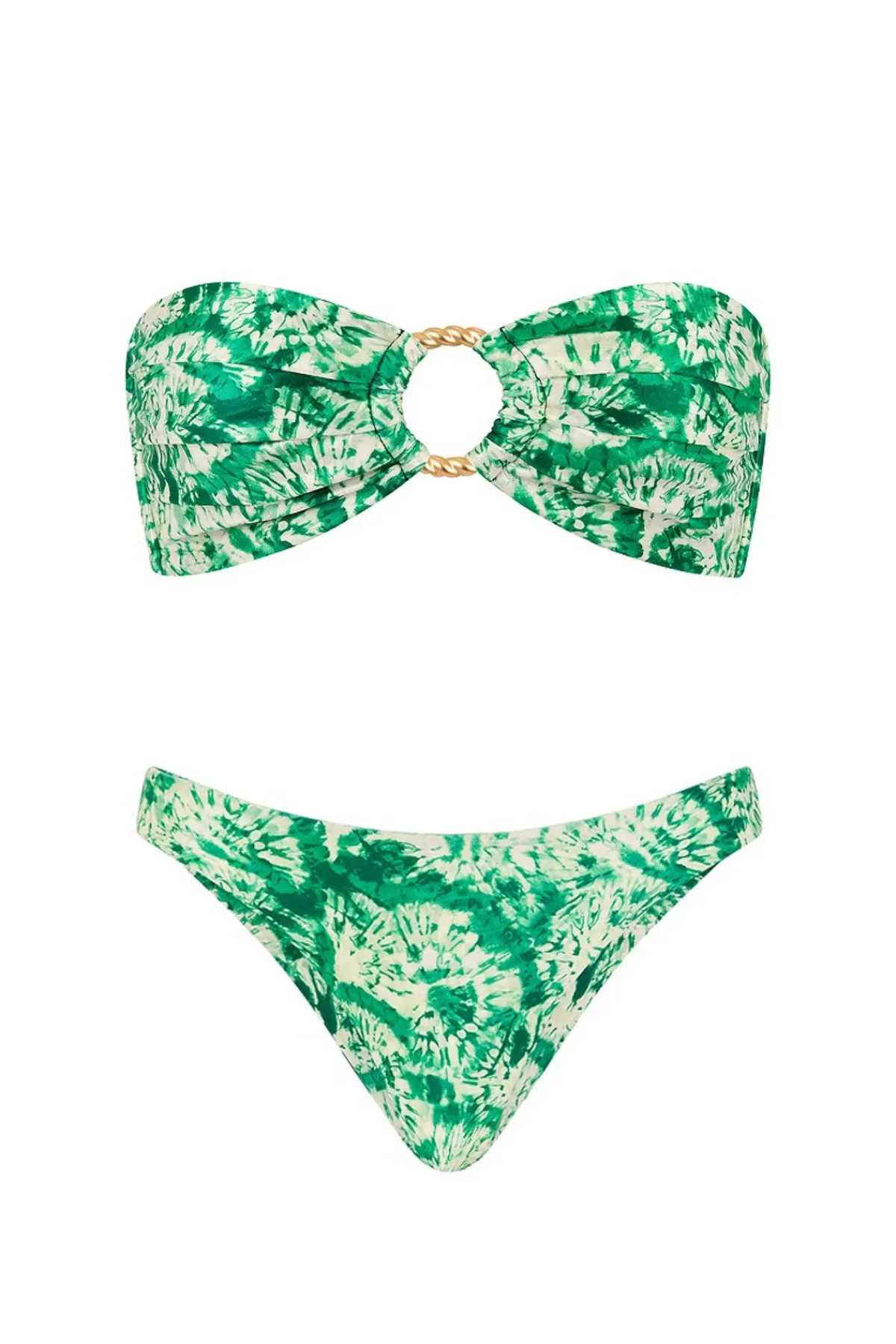 Kulani Kinis Bandeau|Bikinis-Emerald Tides Bandeau Bikini Top