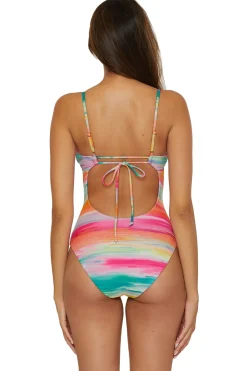 Becca by Rebecca Virtue Monokini / Cut Out|Plunge-Evelynn One Piece Swimsuit