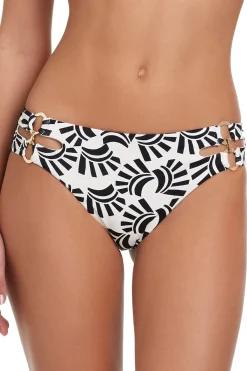 Red Carter High Waist|Bikinis-Eye Catcher Hipster Bikini Bottom