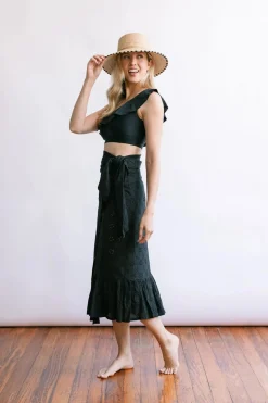 Sunshine Tienda Sarongs / Pareos-Eyelet Sarong