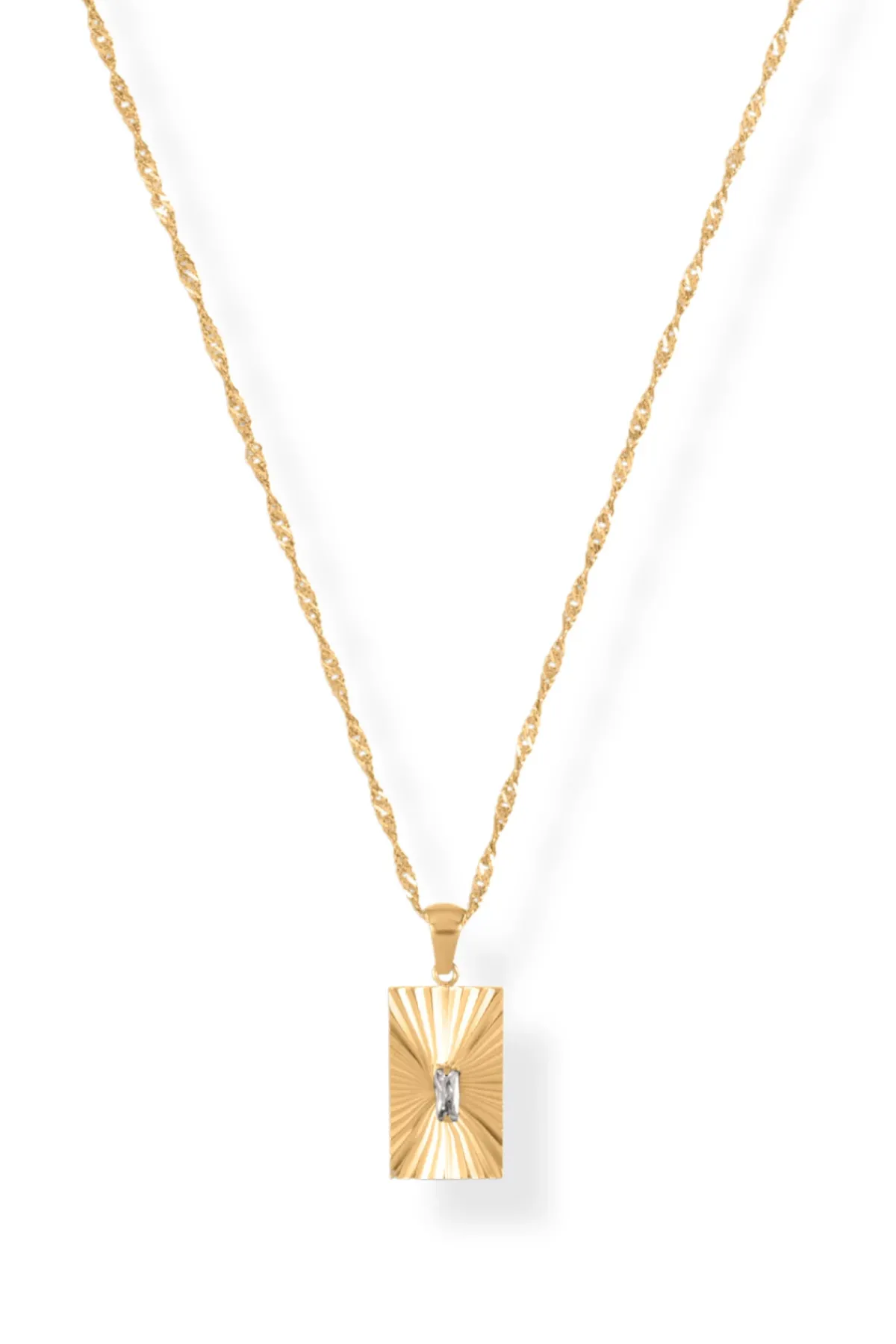 Ellie Vail Jewelry-Fatima Sunburst Tag Necklace