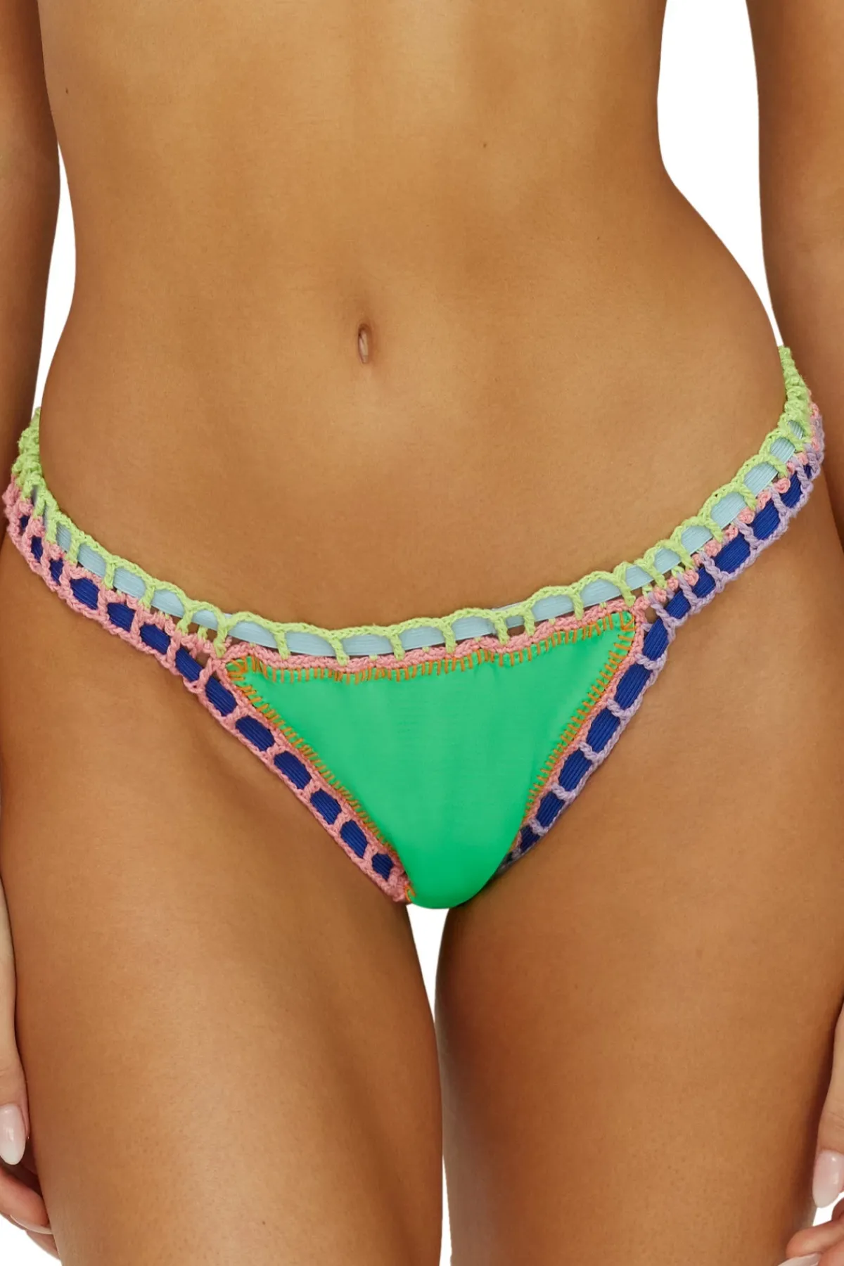 PQ X Ferrarini High Leg|Brazilian / Cheeky-Ferrarini Brazilian Bikini Bottom