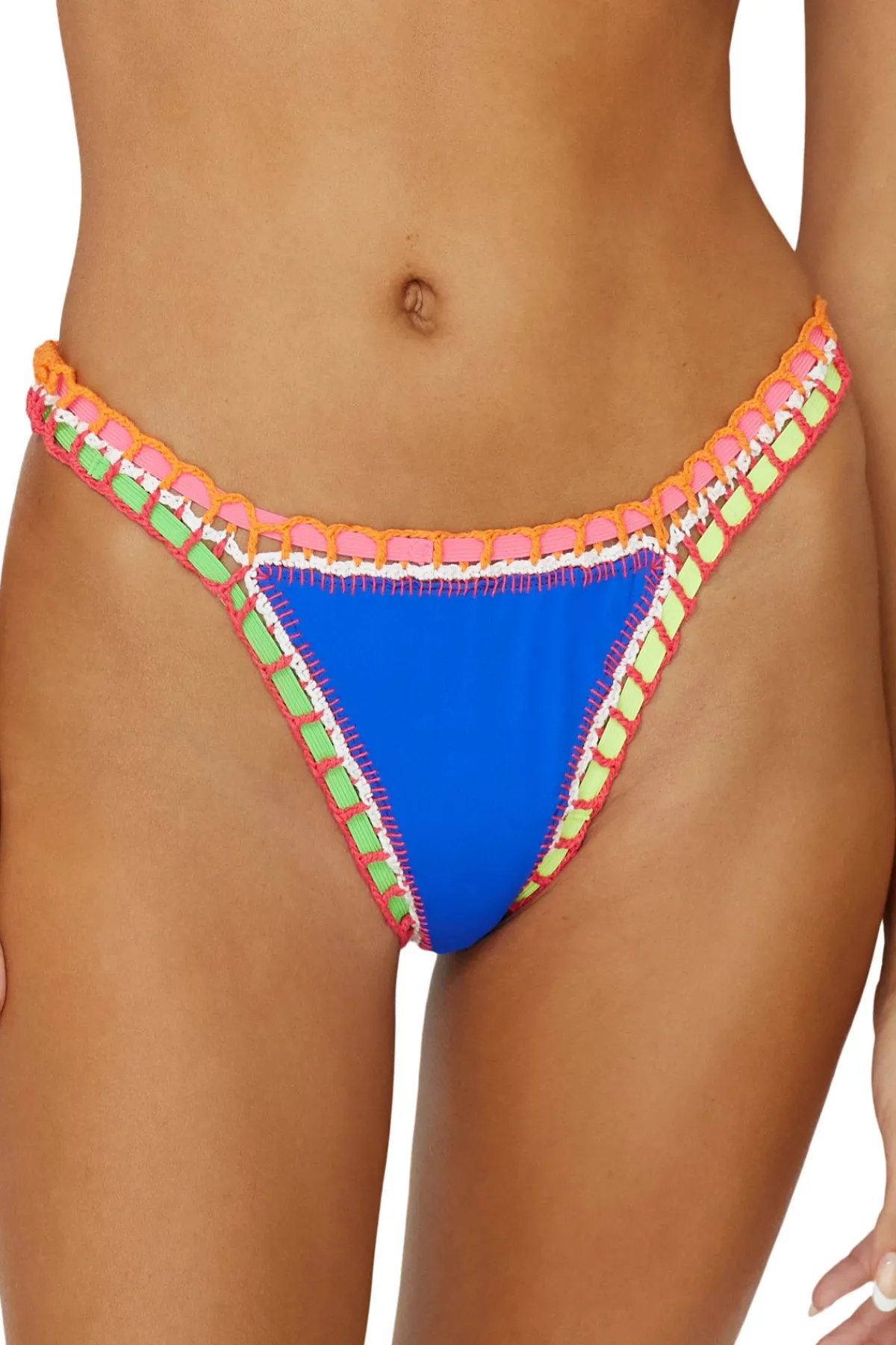 PQ X Ferrarini High Leg|Brazilian / Cheeky-Ferrarini Brazilian Bikini Bottom