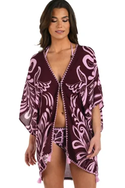 La Blanca Kimonos / Robes-Fiji Flora Kimono