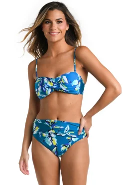La Blanca Bandeau|Bikinis-Fiji Tropics Twist Bandeau Bikini Top
