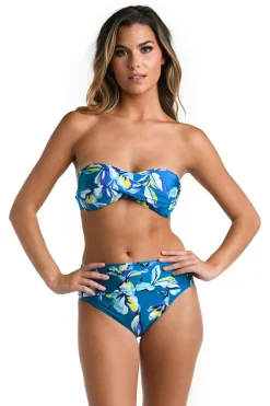 La Blanca Bandeau|Bikinis-Fiji Tropics Twist Bandeau Bikini Top