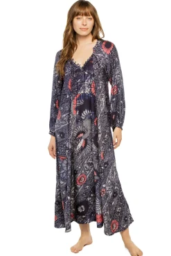 Natalie Martin Sundresses-Fiore Silk Maxi Dress