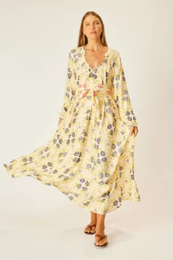 Natalie Martin Sundresses-Fiore Silk Maxi Dress