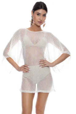 Luli Fama Sundresses-Flow Sleeve Mini Cover Dress