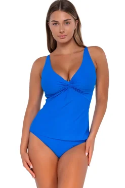 Sunsets Tank|Tankinis-Forever Underwire Bra Tankini Top (D+ Cup)