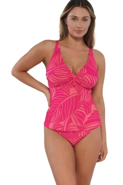 Sunsets Tank|Tankinis-Forever Underwire Bra Tankini Top (D+ Cup)