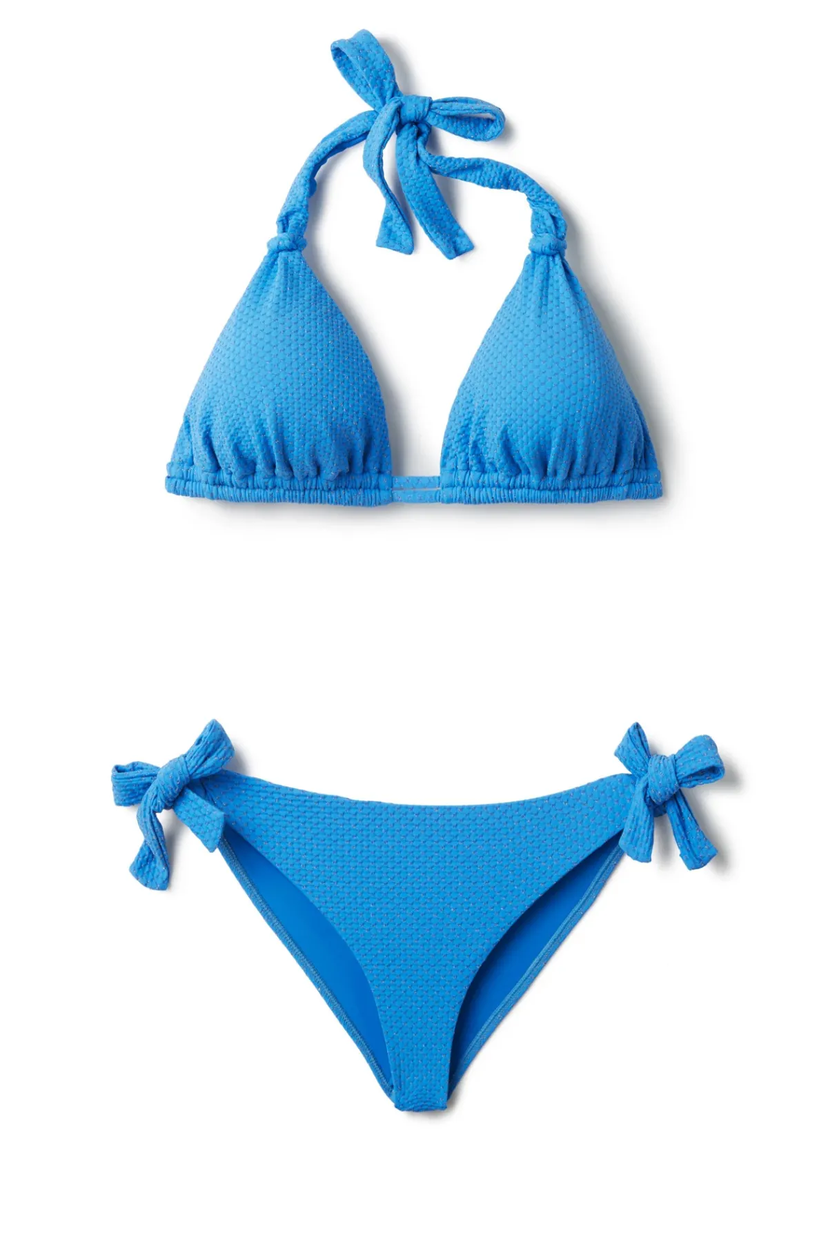 MaxSwim Tie Side|Hipster-Frankie Textured Tie Side Hipster Bikini Bottom