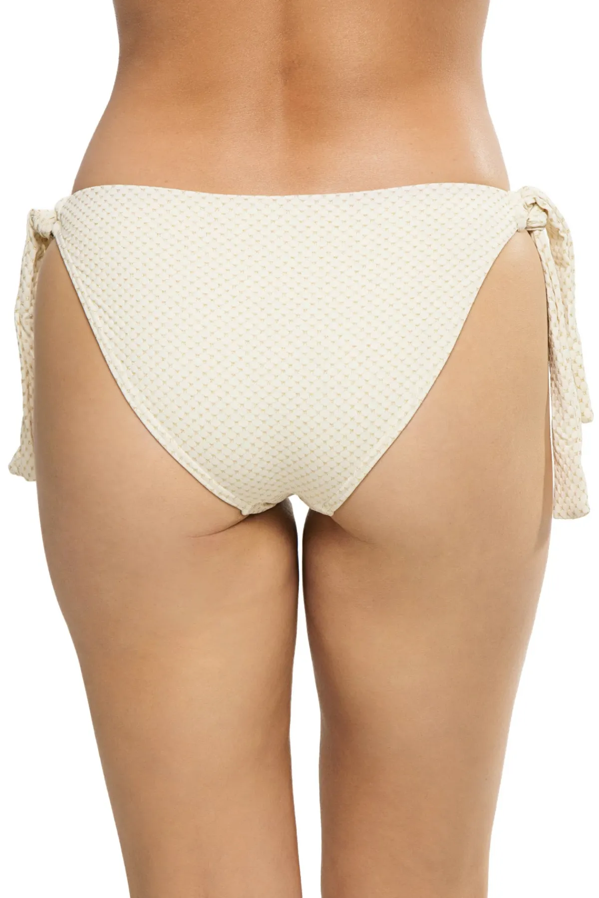 MaxSwim Tie Side|Hipster-Frankie Textured Tie Side Hipster Bikini Bottom