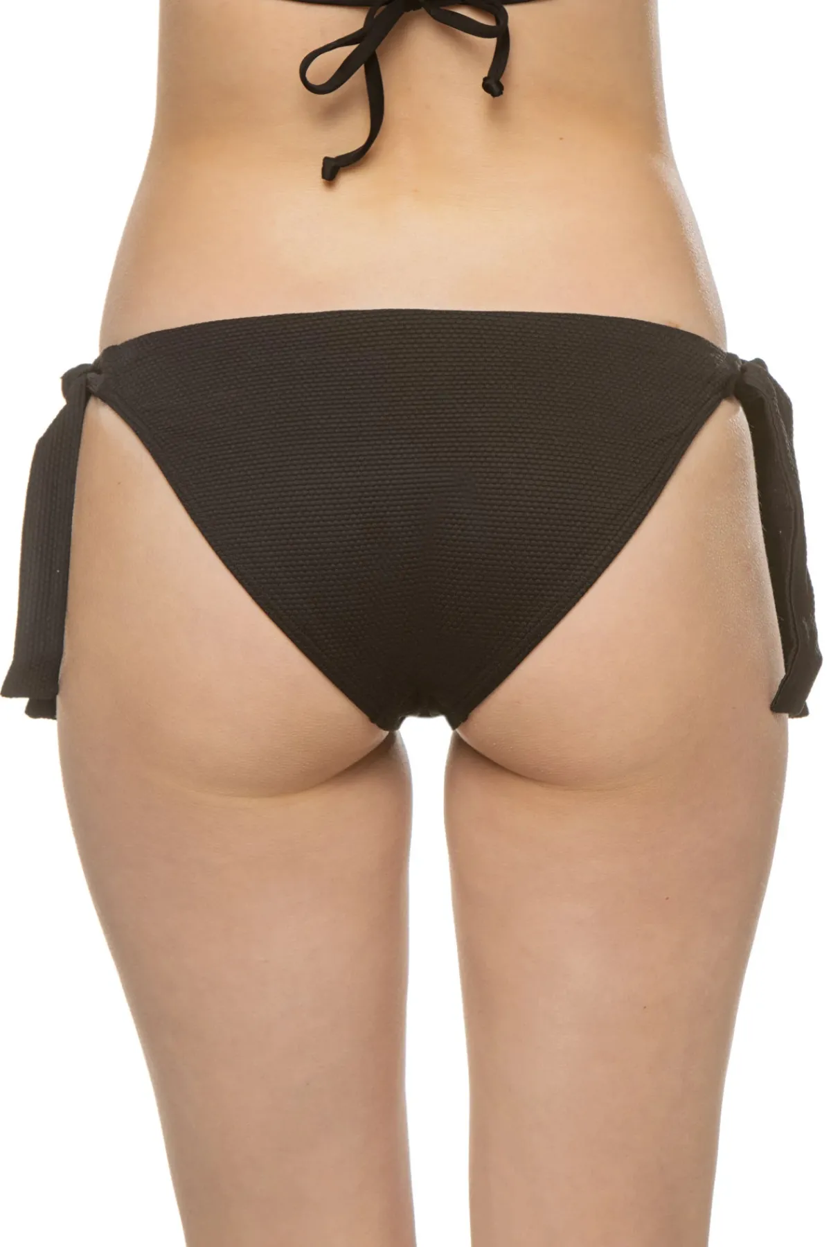 MaxSwim Tie Side|Hipster-Frankie Textured Tie Side Hipster Bikini Bottom