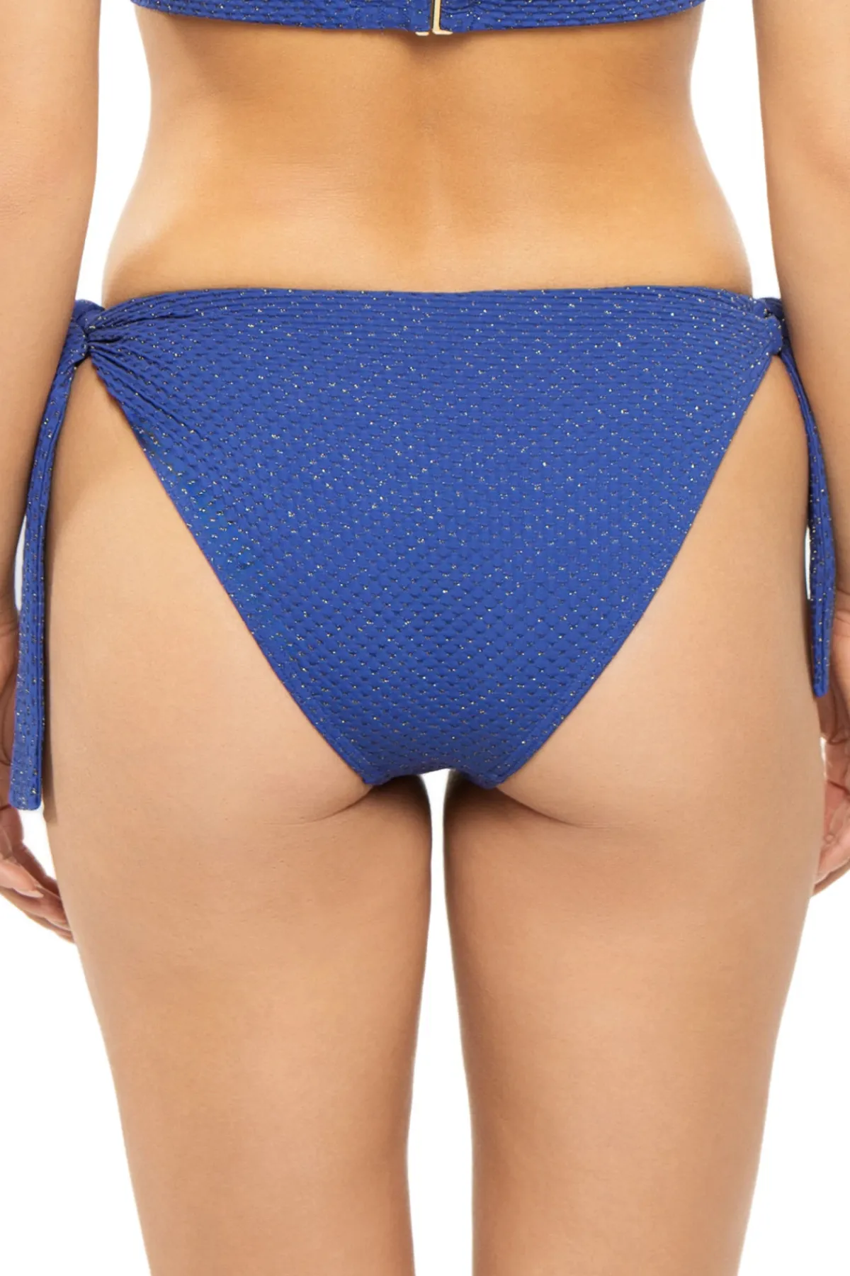 MaxSwim Tie Side|Hipster-Frankie Textured Tie Side Hipster Bikini Bottom