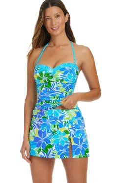 Bleu Rod Beattie Halter|Bandeau-Fresh Takes Bandeau Tankini Top