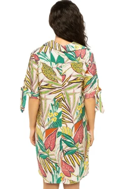 J. Valdi Shirt Dresses|Tunics-Funky Palm Tunic