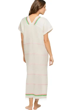 Lemlem Caftans-Gasira Plunge Caftan