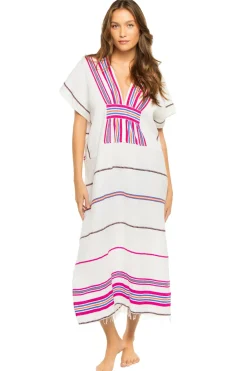 Lemlem Caftans-Gasira Plunge Caftan