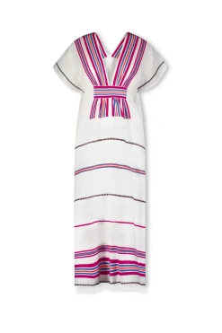 Lemlem Caftans-Gasira Plunge Caftan