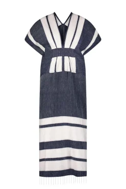 Lemlem Caftans-Gasira V-Neck Caftan