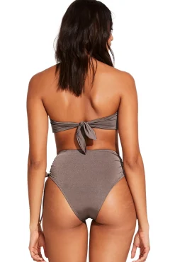 Vitamin A Bandeau|Bikinis-Gemma Ruched Bandeau Top