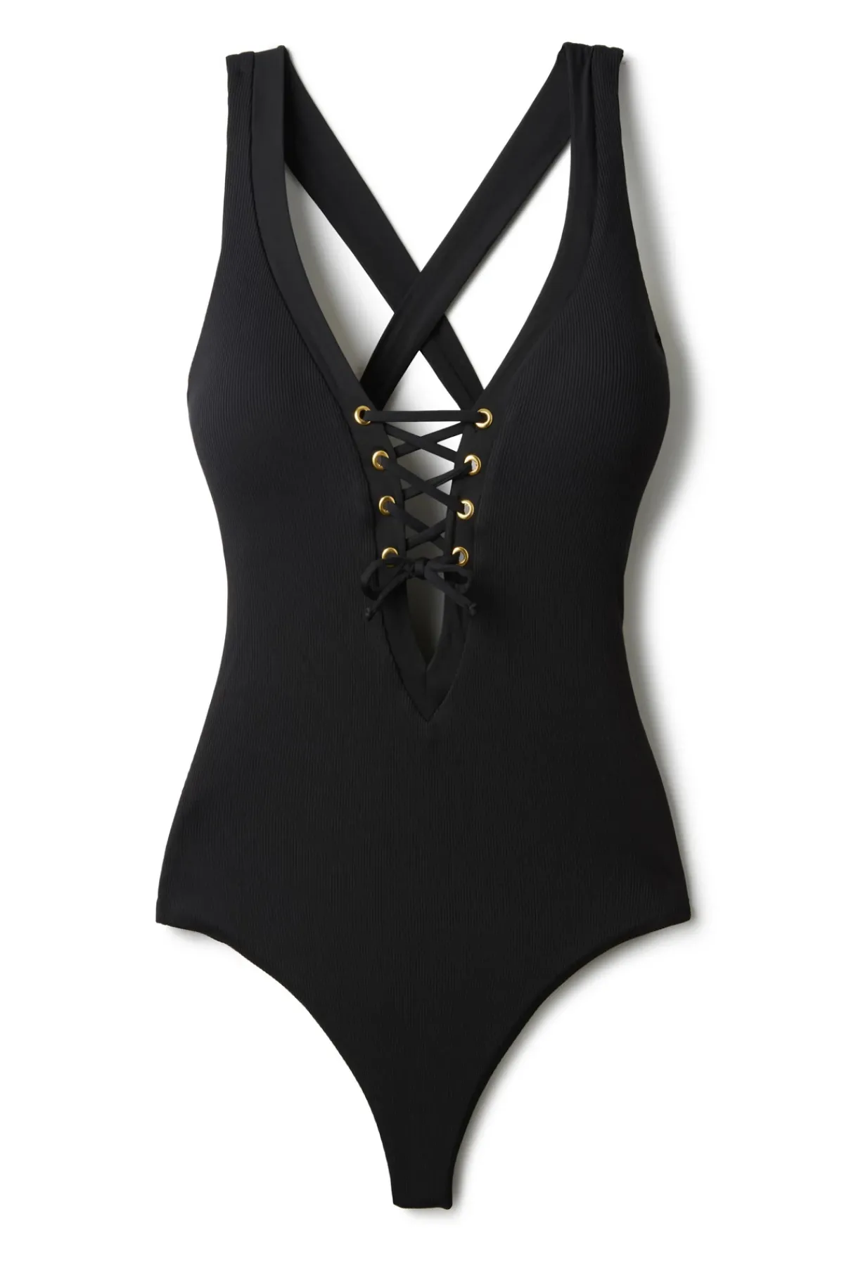 Becca by Rebecca Virtue Plunge|One Pieces-Gia Plunge One Piece Swimsuit