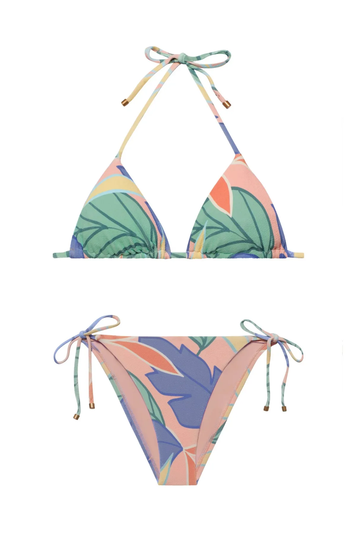 Vitamin A Triangle|Halter-Gia Sliding Triangle Bikini Top
