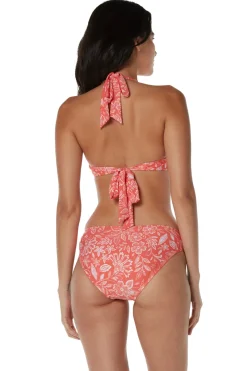 Helen Jon Halter|Bikinis-Gigi Floral Halter Bikini Top
