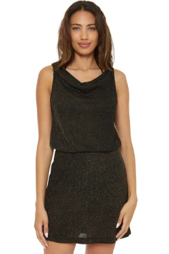 Becca by Rebecca Virtue Sundresses-Gilded Reversible Mini Dress