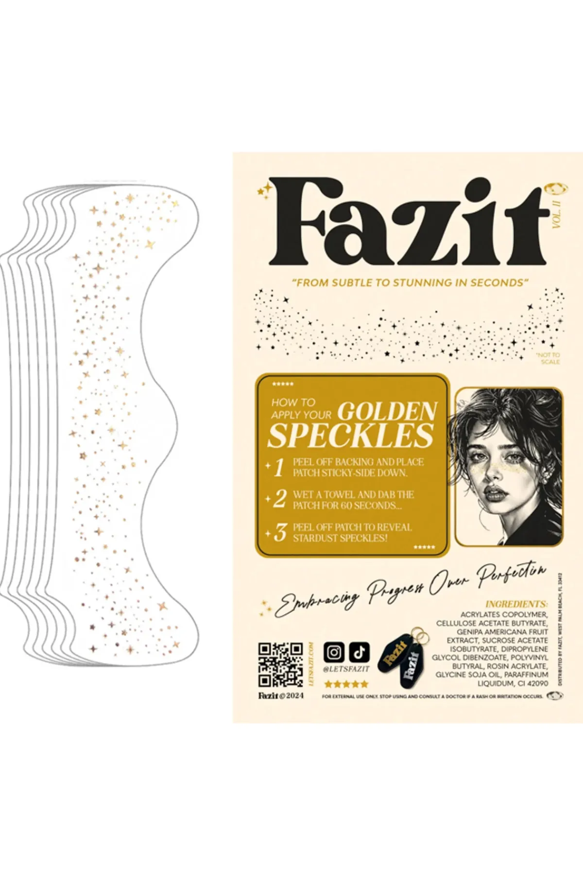 Fazit Beauty / Wellness-Glitter Freckles Makeup Patches