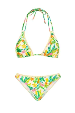 Kulani Kinis High Leg|Brazilian / Cheeky-Golden Hour Brazilian Bikini Bottom