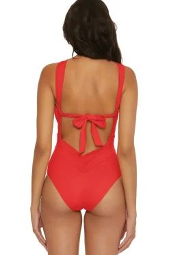 Becca by Rebecca Virtue Monokini / Cut Out|High Neck-Gracelyn High Neck One Piece Swimsuit